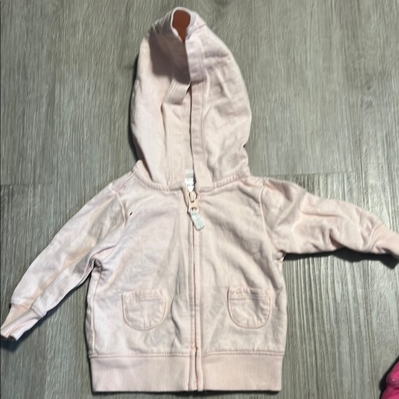 4 for $20 Light Pink Hooded Zip-Up Jacket - Picture 1 of 1